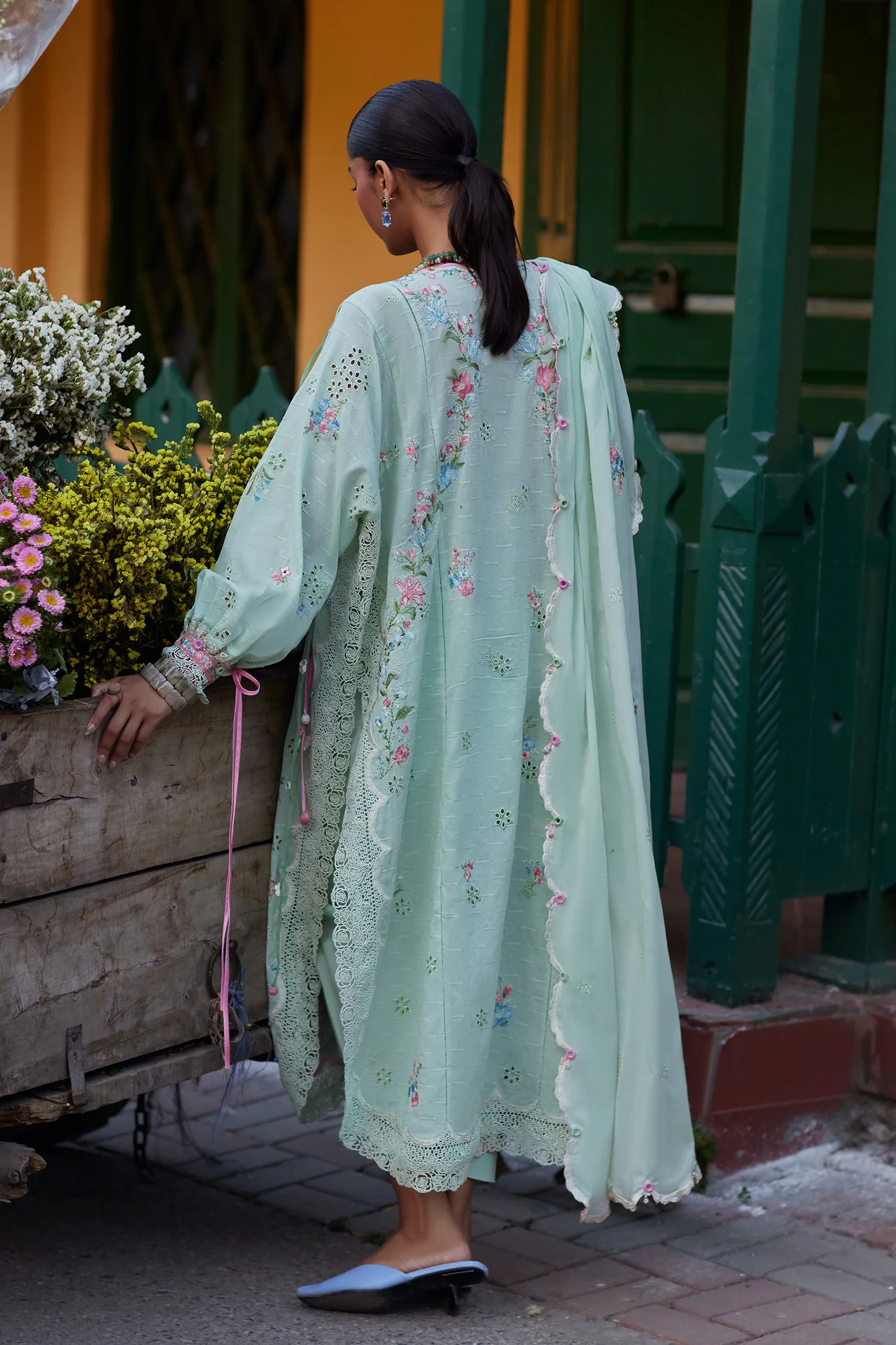 Zaha Festive Lawn 2026 | ZF26-12 | JADE VINE REVERIE