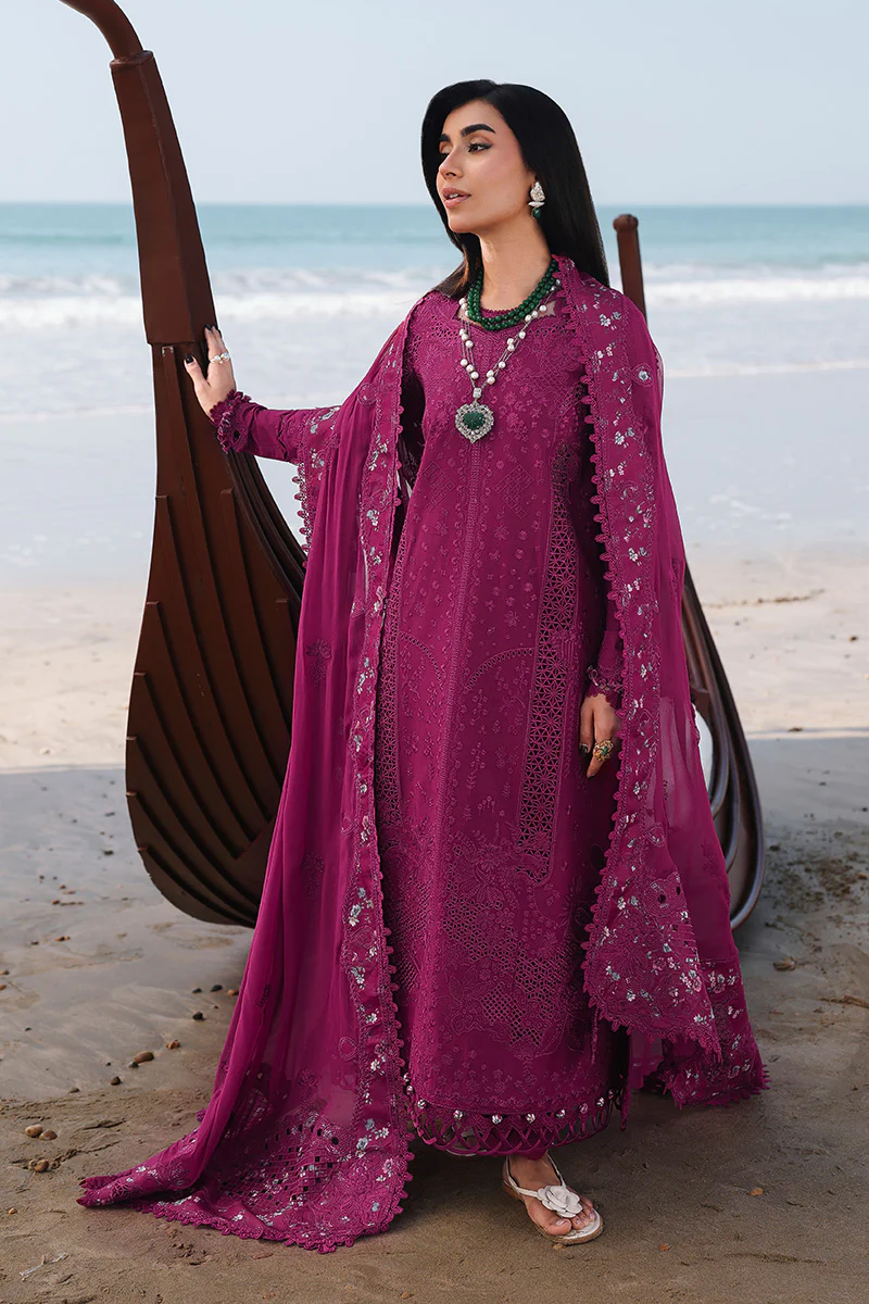 Sahil Luxury Lawn 2026 by Qalamkar | SA-01 | ZARA