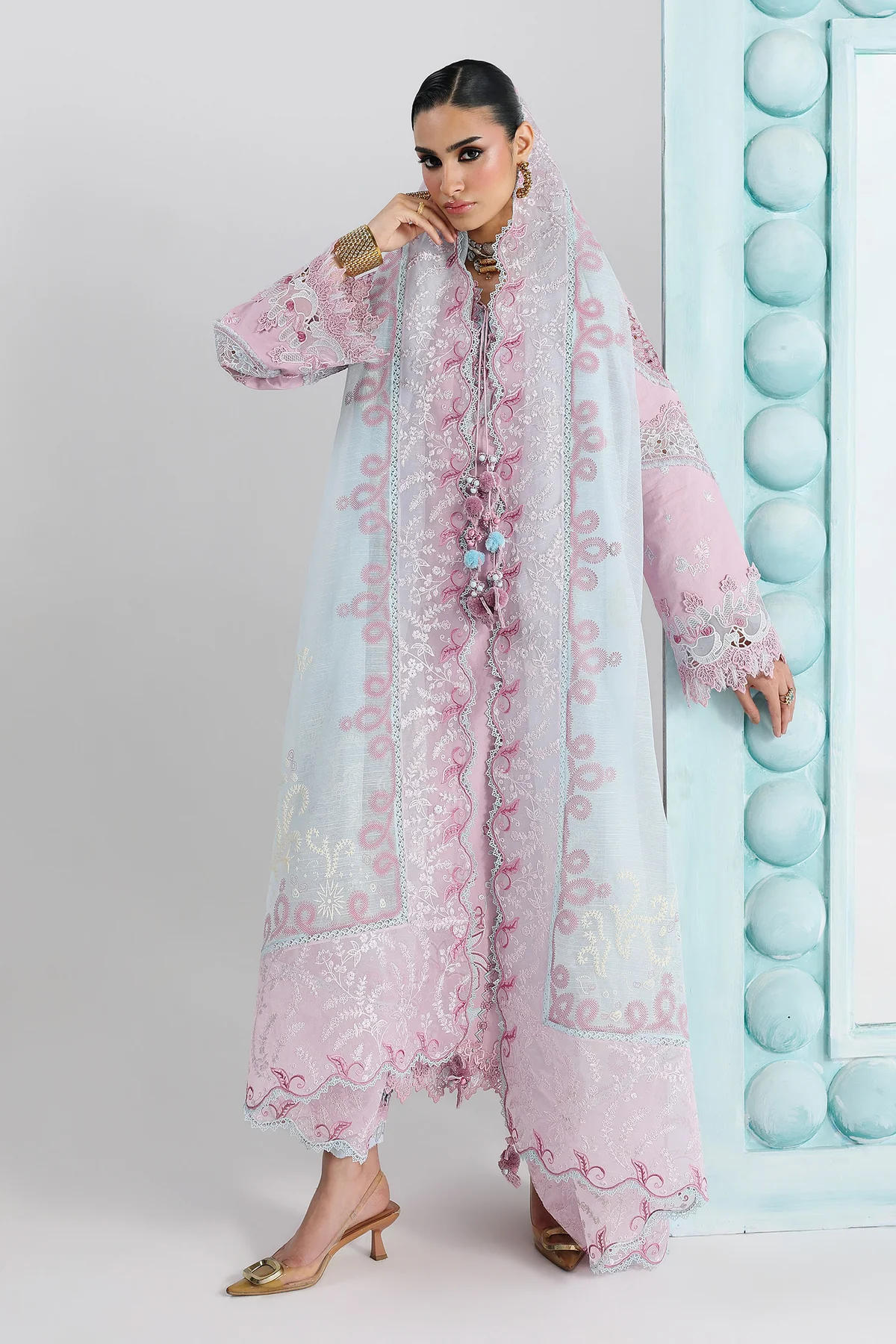 Qalamkar festive lawn 2026 | QFL-02 | ISANE