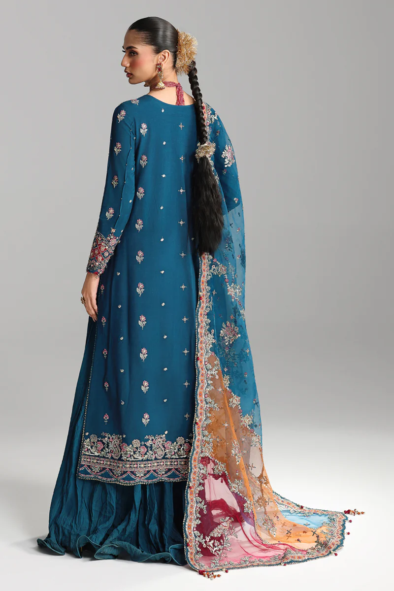 Qalamkar Shadmani Wedding Formals || RH-02 NEELAM