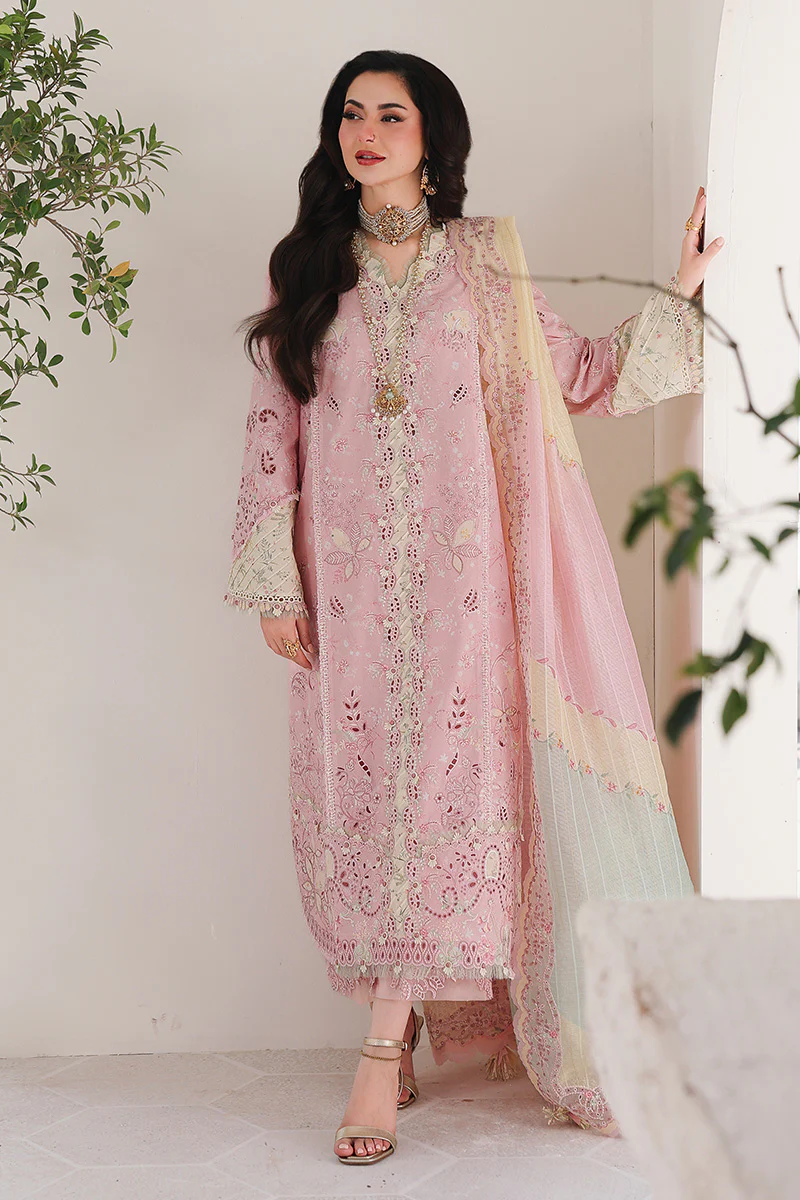 Sahil Luxury Lawn 2026 by Qalamkar | SA-09 | HANIYA