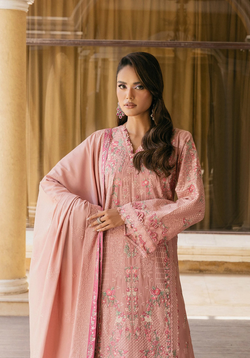 Elaf Luxury Winter 2025 | EWK-03A | DUSTYROSE