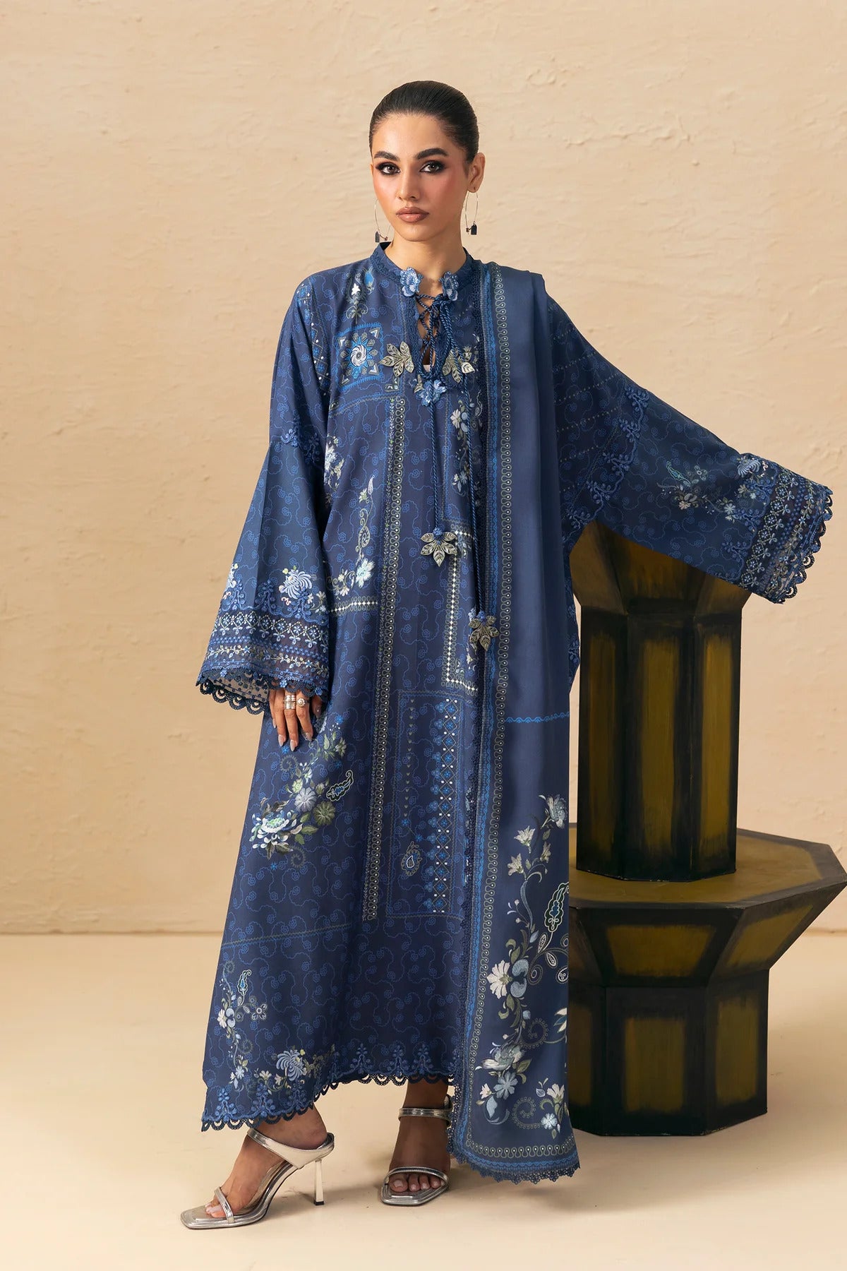 Qalamkar Qprints Winter 2026 | QPW-05B CALINA