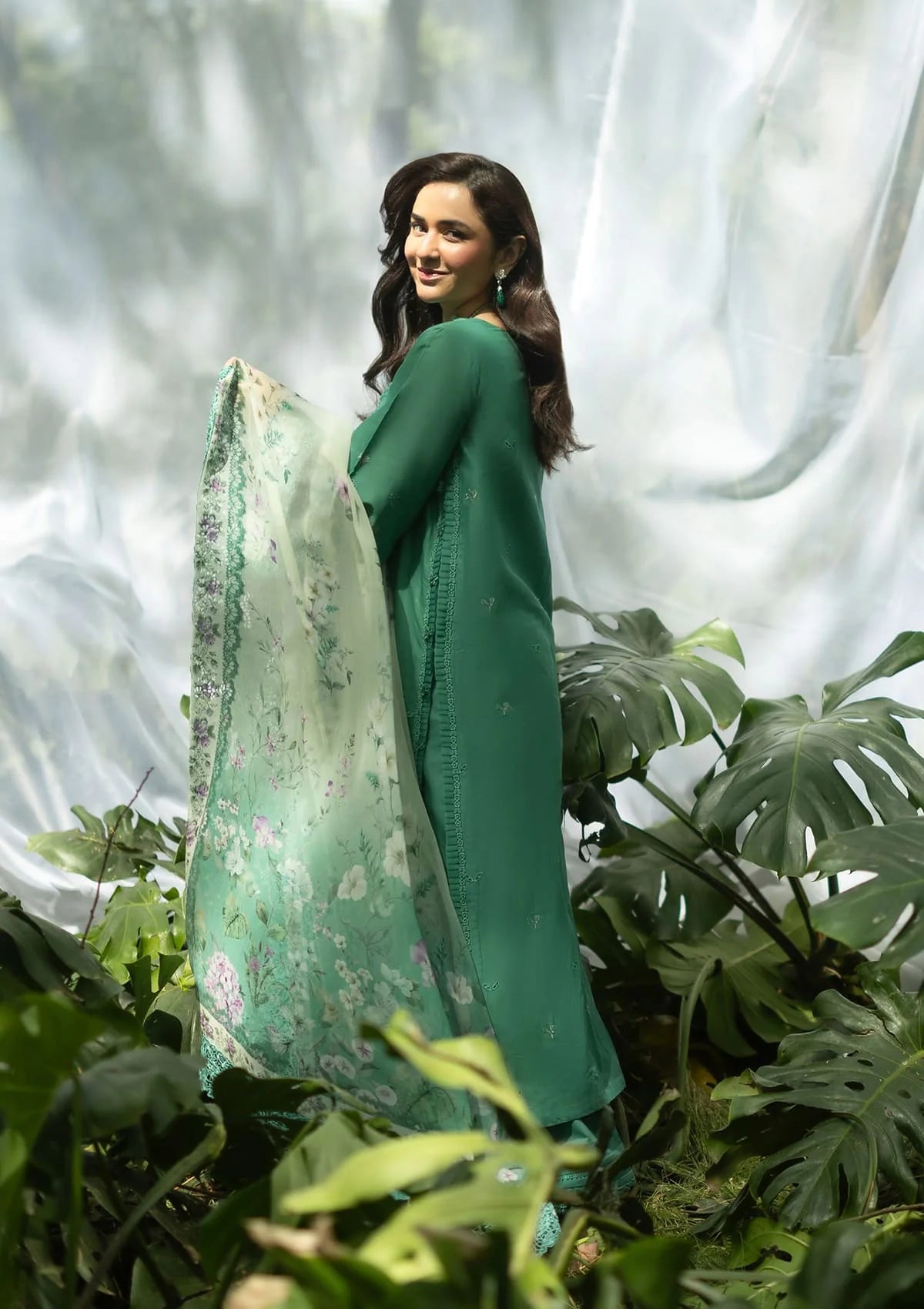 Elaf Premium Luxury Lawn 2026 Vol-02 | ELQ-2A | LOVER'S EDEN