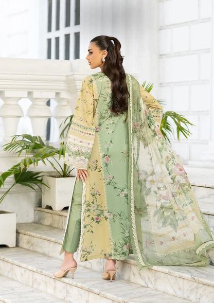Signature Embroidered lawn With Chiffon Collection Vol-II '26 By Elaf | ESG-1A ELARA