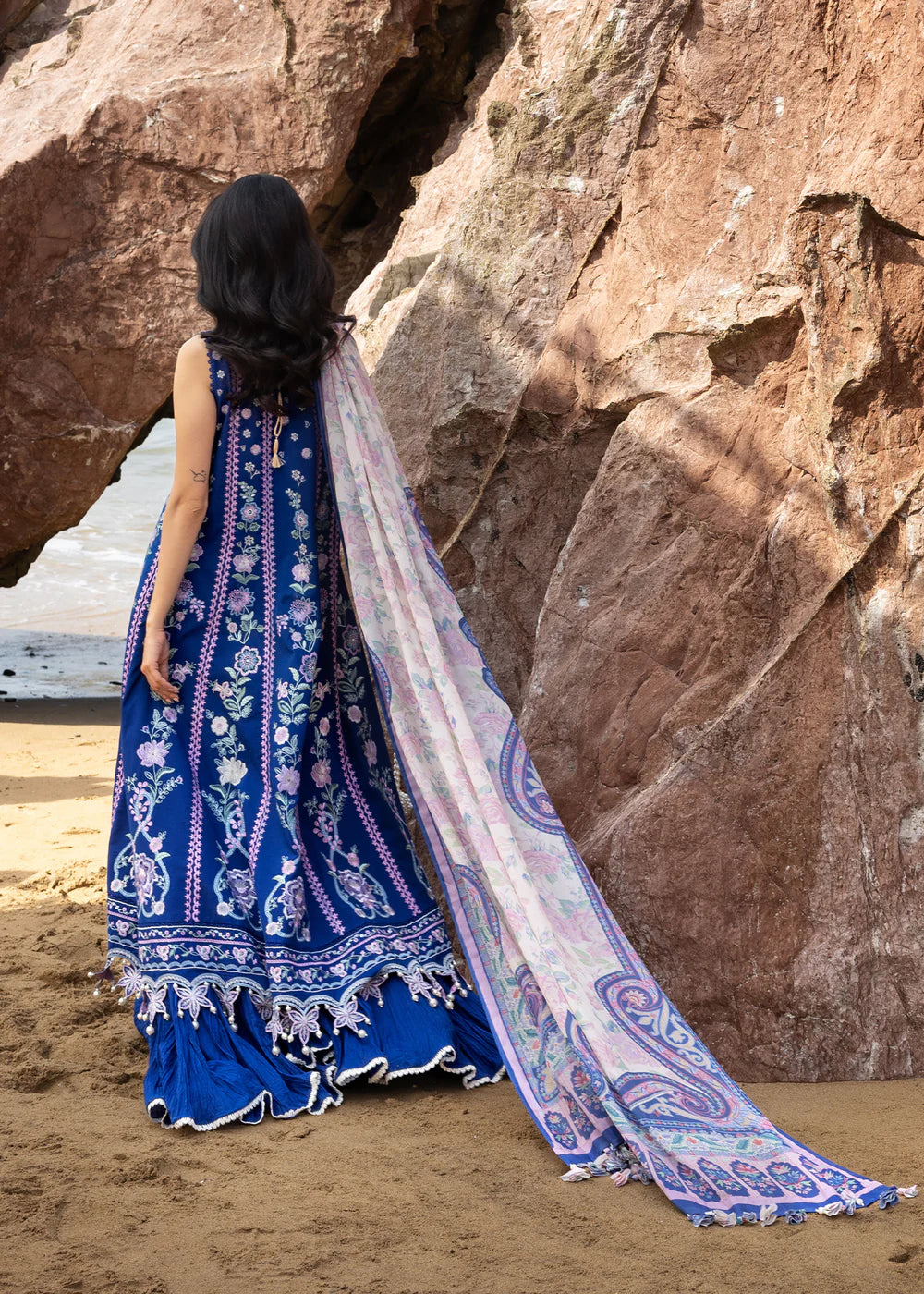 Siraa Luxury Lawn 2026 by Sadaf Fawad Khan | NEEL