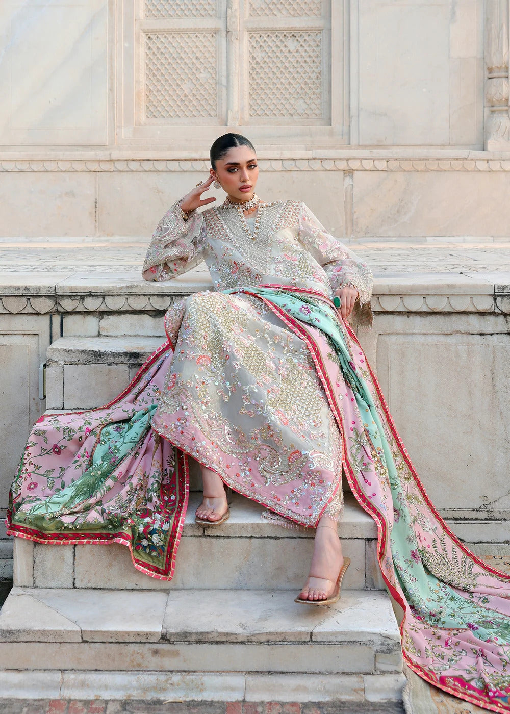 Saira Shakira Wedding Collection 2026 | CAMELLIA - OFF WHITE