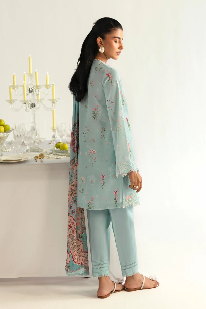 Qalamkar Qprints Unstitched Lawn | LYRA | 08B