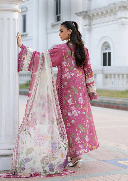 Signature Embroidered lawn With Chiffon Collection Vol-II '26 By Elaf | ESG-5B DELILAH