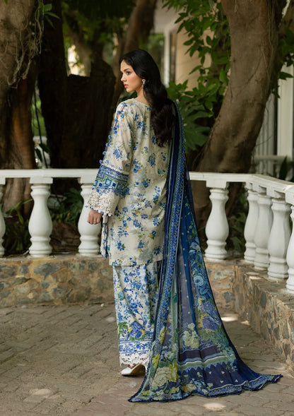 Signature Embroidered lawn With Chiffon Collection Vol-II '26 By Elaf | ESG-8B CELINE