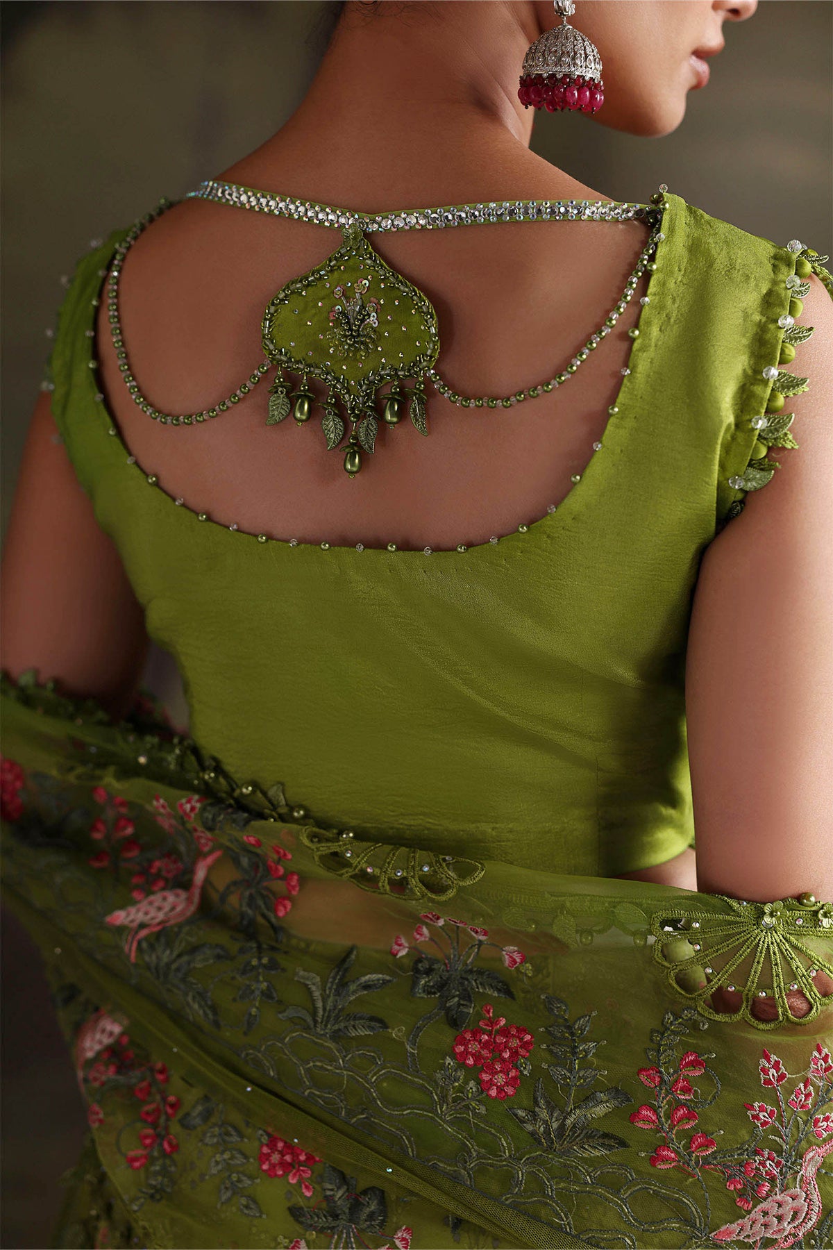 MARIA.B SOIREE Unstitched Formals Collection 2026 | SR-01-06-Peridot Green