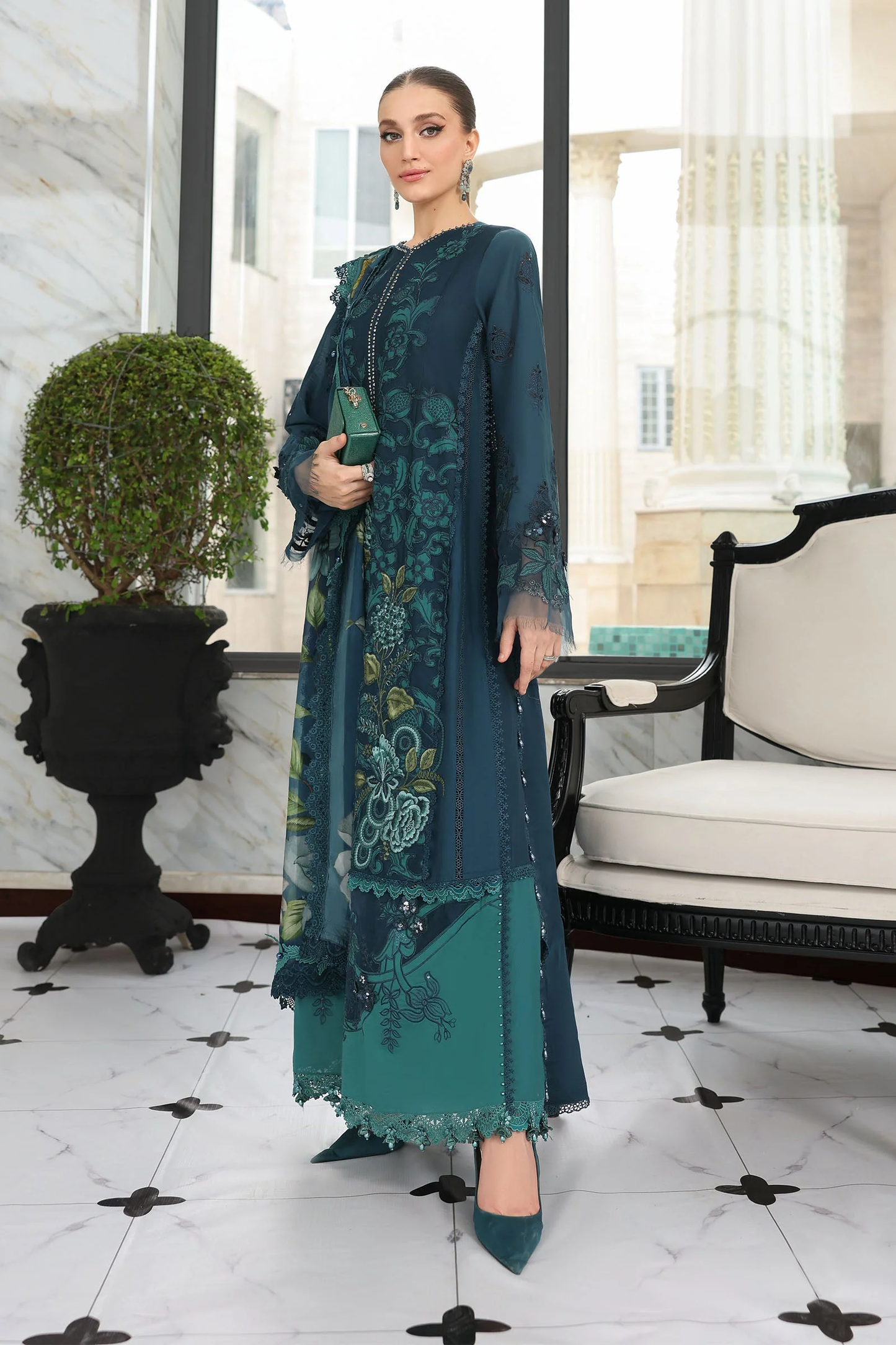 Maria B Eid Lawn 2026 | D-06