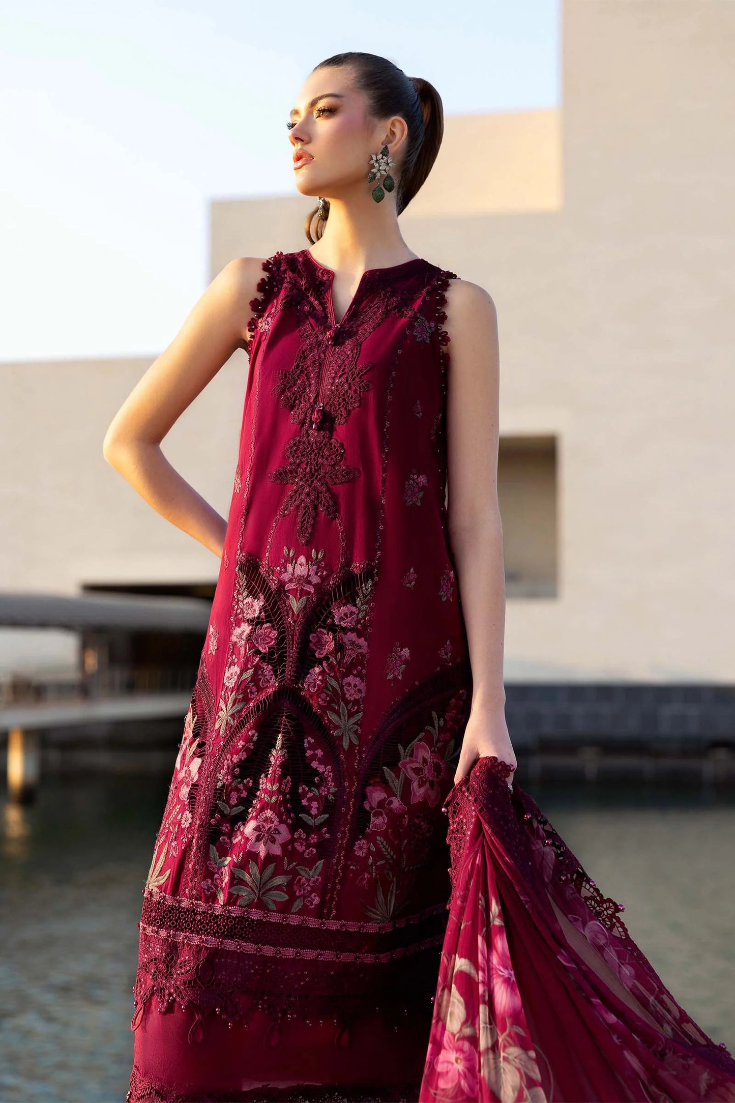 Maria B Luxury Lawn 2026 | D-2611-B
