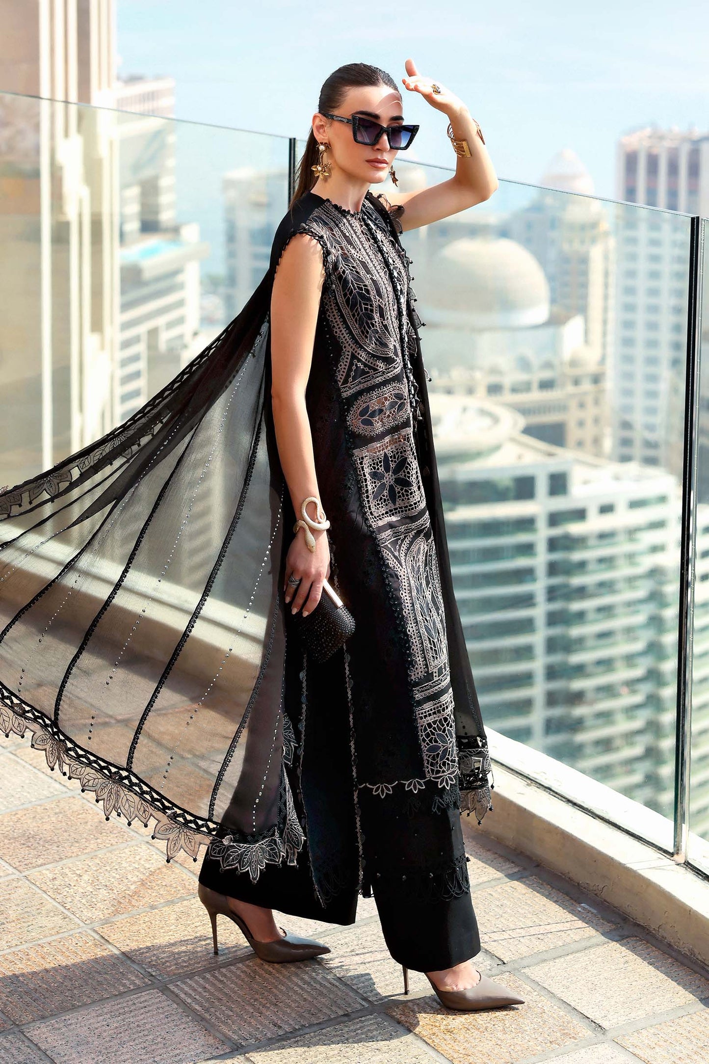 Maria B Luxury Lawn 2026 | D-2608-B