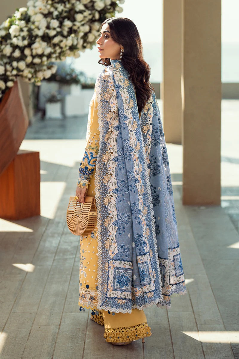 Qalamkar Luxury Lawn | Sahil 2025 | FK-06 NATALIE