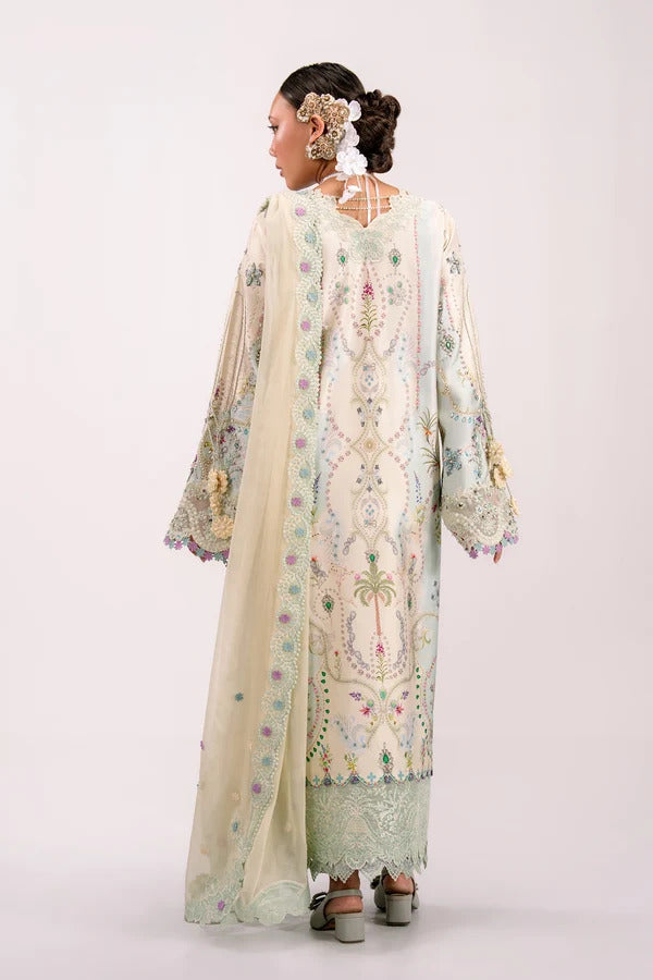 Qalamkar Luxe Silk 2026 | QSL-01 | AZURE