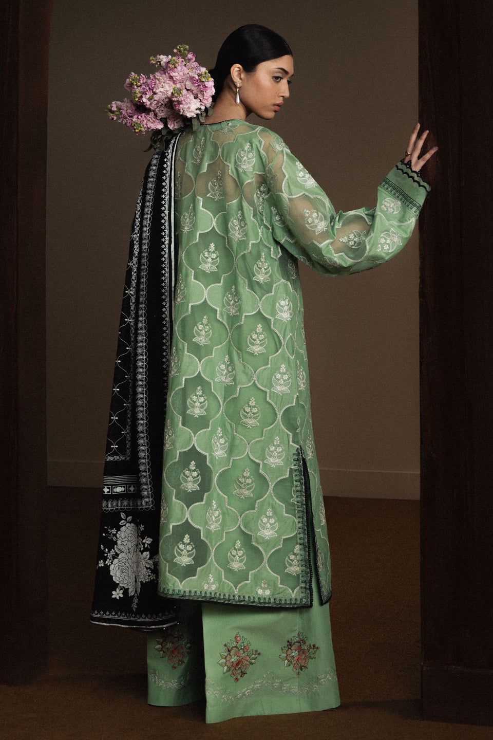Zara Shahjahan Luxury Lawn 2026 | SATORI | MIDORIYA - D06