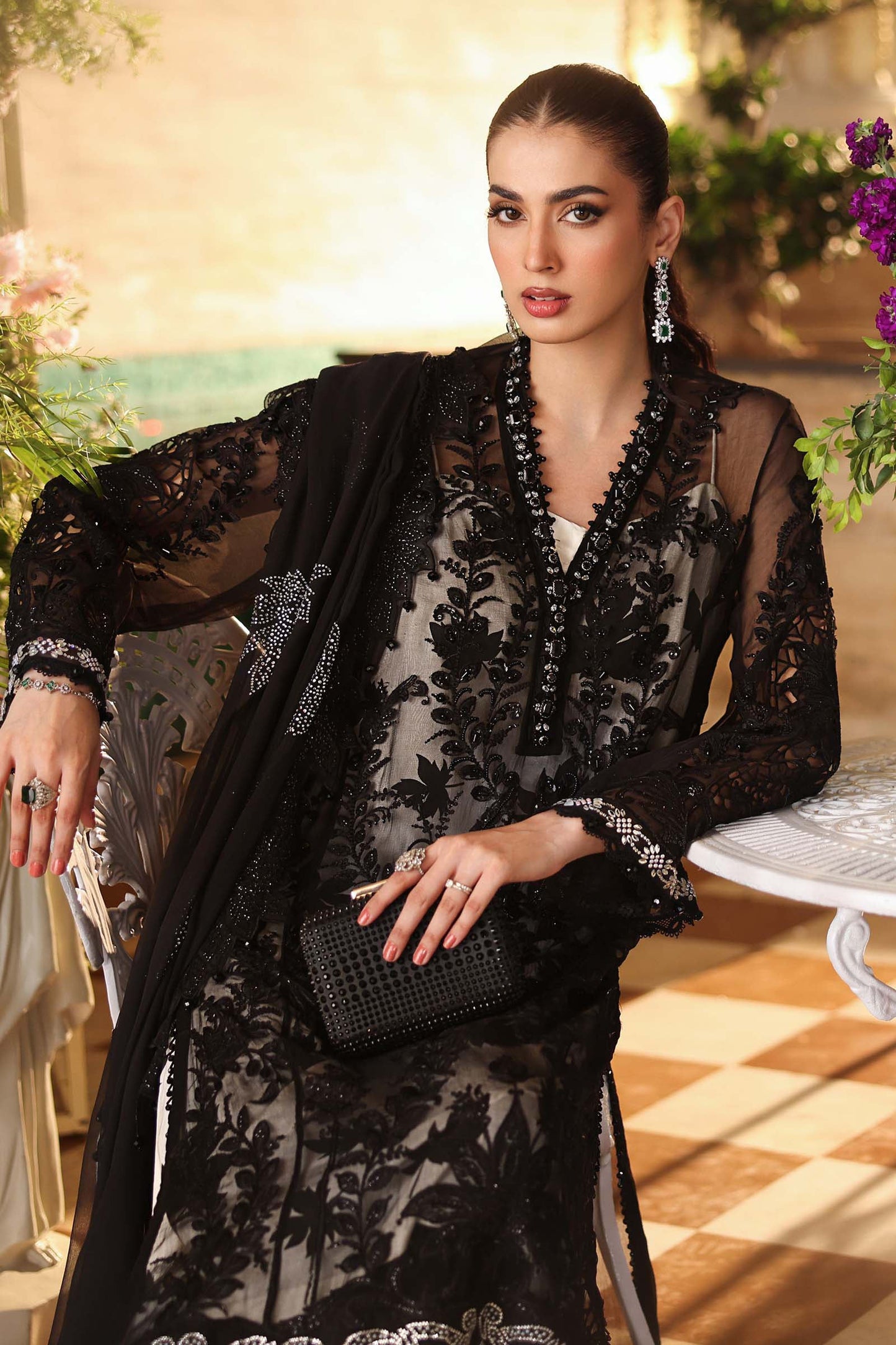 Maria b Chiffon Collection 2026 - D1