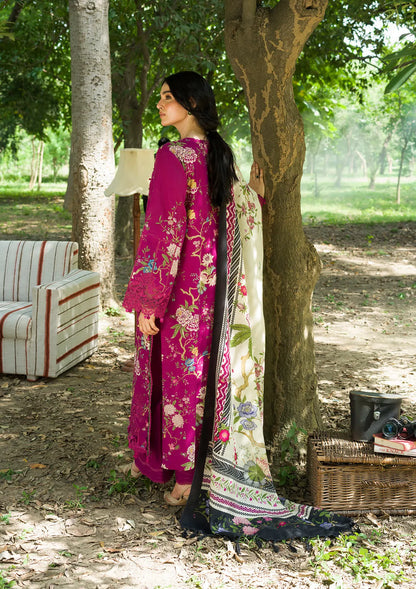 Elaf Wilderness Pashmina Shawl Edit 2026 | EWR-7B MULBERRY
