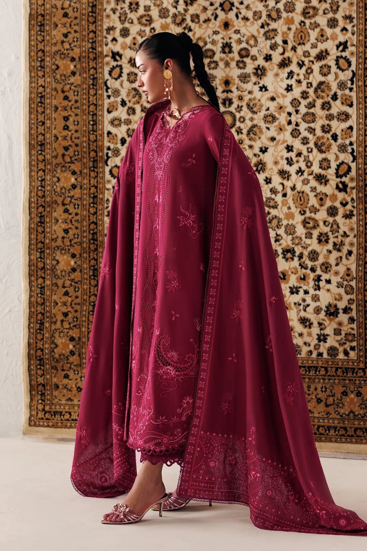 Qline Linen'26 by Qalamkar | QLW-02 ALEENA