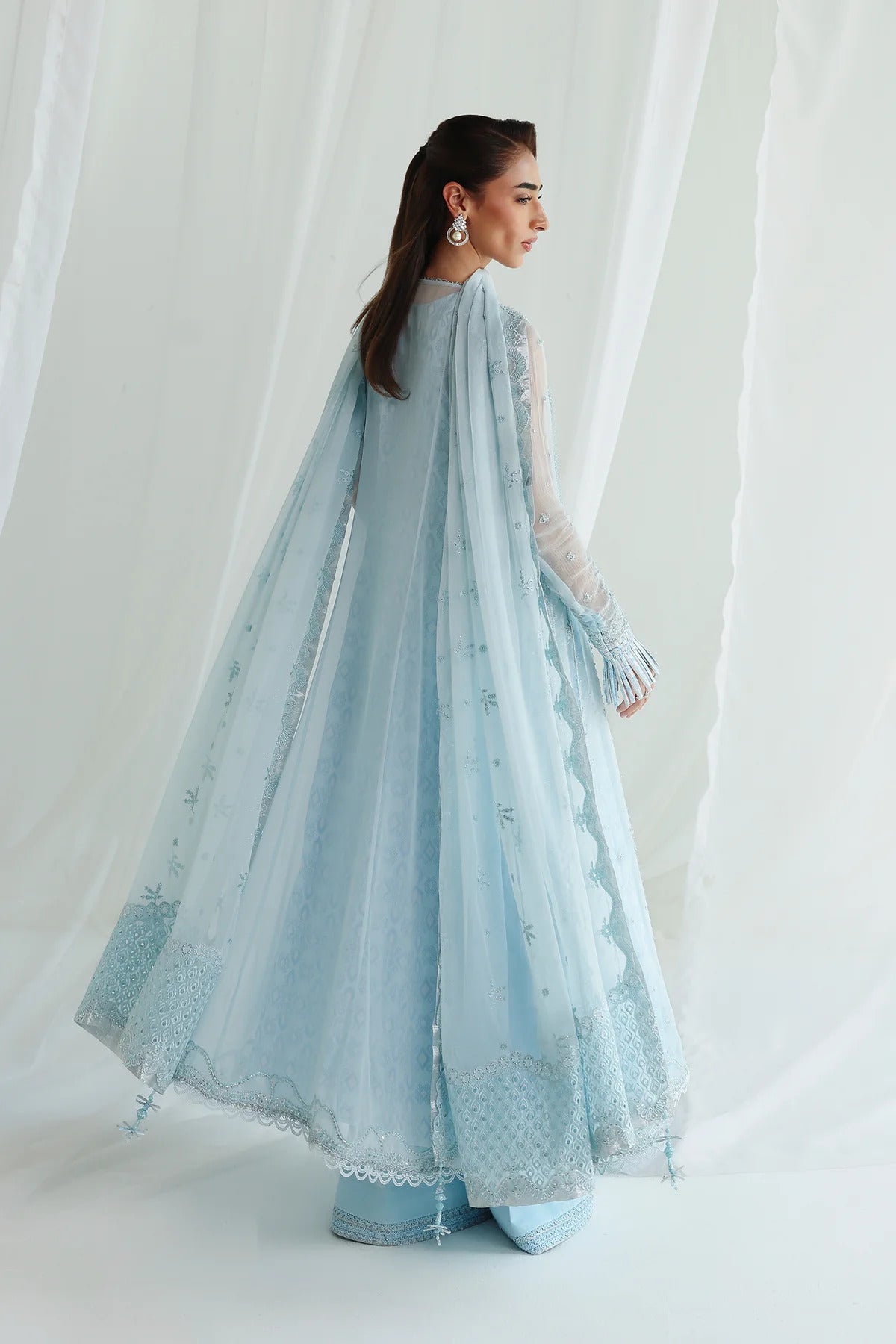 Qalamkar Chiffon Collection 2026 | QCC-08 SONA