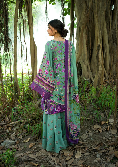 Elaf Wilderness Pashmina Shawl Edit 2026 | EWR-6A HEATHER