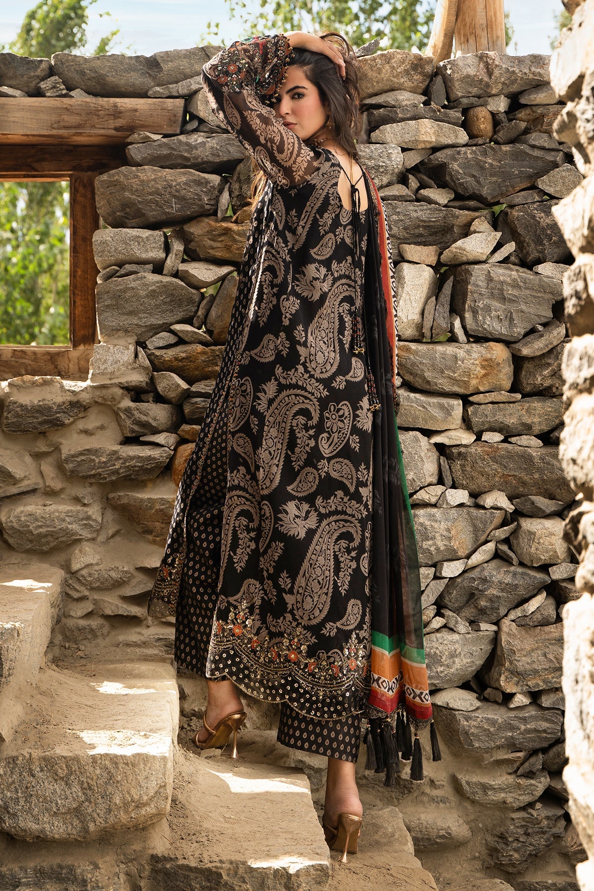 Charizma Vasal Winter Vol-02 2026 | Unstitched Embroidered Chiffon Collection | VSLW6-15