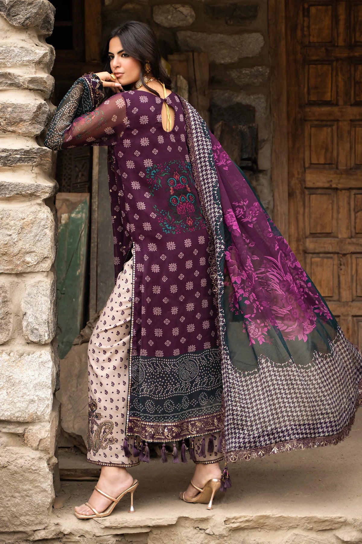 Charizma Vasal Winter Vol-02 2026 | Unstitched Embroidered Chiffon Collection | VSLW6-12