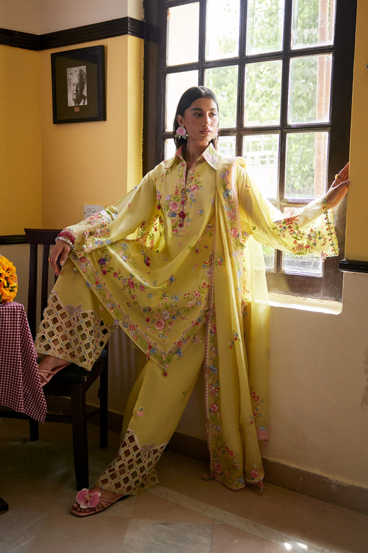 Zaha Festive Lawn 2026 | ZF26-08 | QUEEN OF ANDES