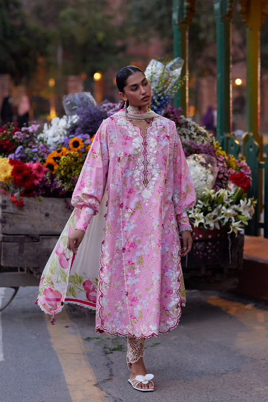 Zaha Festive Lawn 2026 | ZF26-03 | PEONY REVERIE