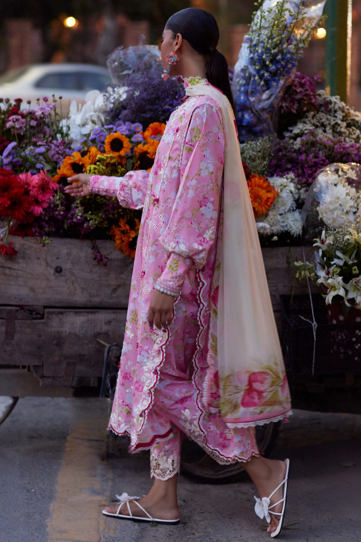 Zaha Festive Lawn 2026 | ZF26-03 | PEONY REVERIE