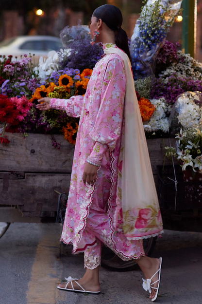 Zaha Festive Lawn 2026 | ZF26-03 | PEONY REVERIE