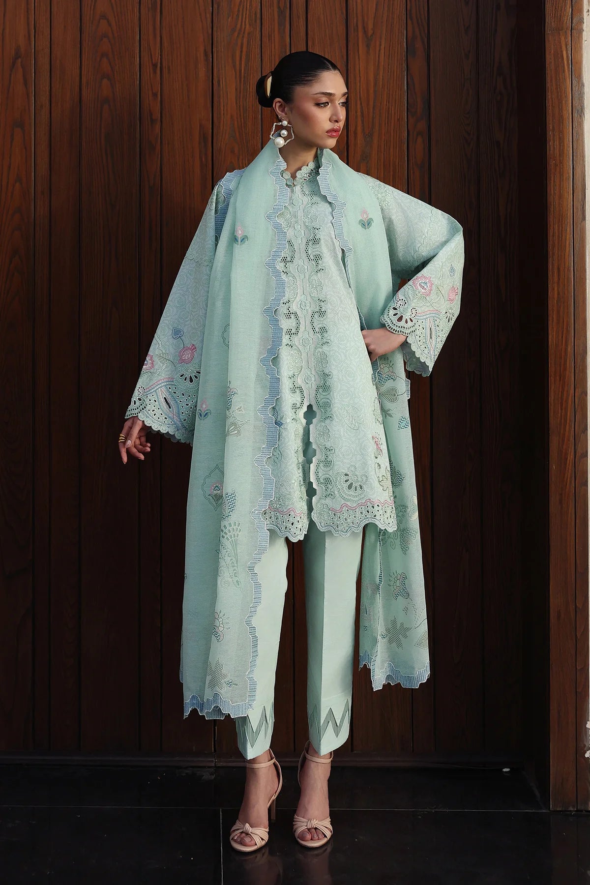 Qalamkar Qline Lawn 2026 Vol-02 | QKL-07 | LEYA