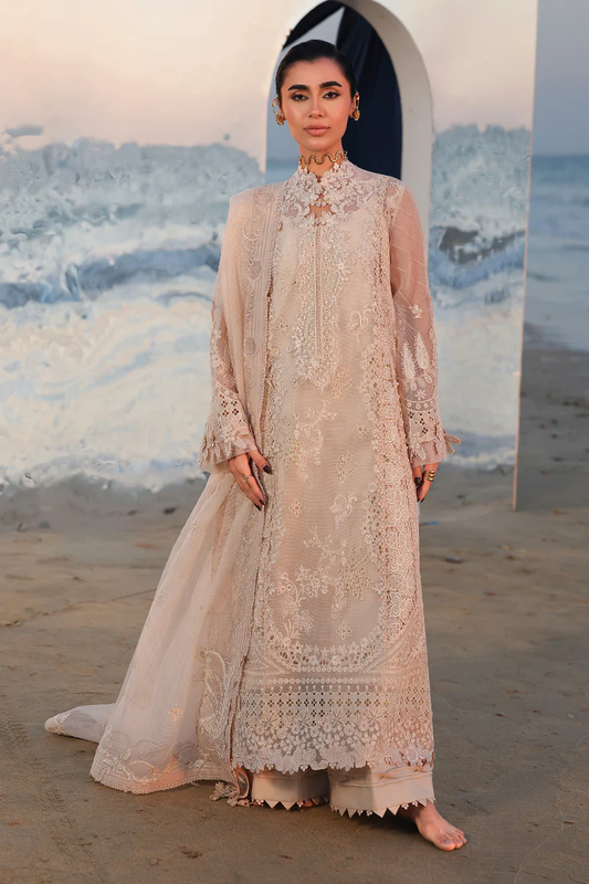 Sahil Luxury Lawn 2026 by Qalamkar | SA-15 | NEHAN