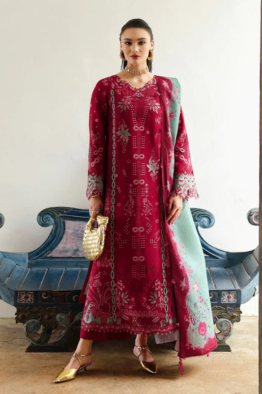 Qalamkar Qline Linen 2025 | KL-12 | ROOHI