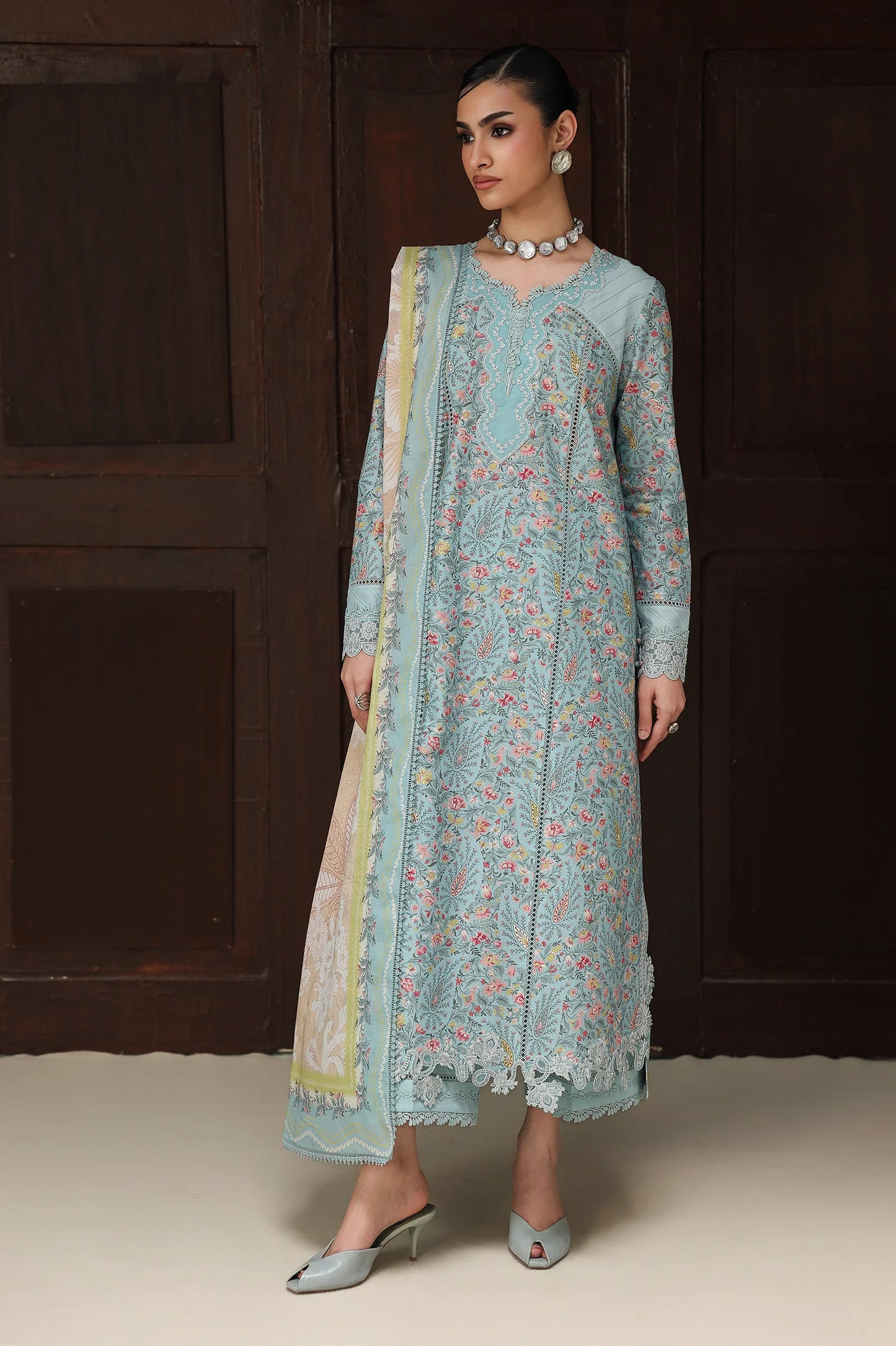 Qalamkar Qprints lawn 2026 Vol-02 | QQP-04A | NAZIA