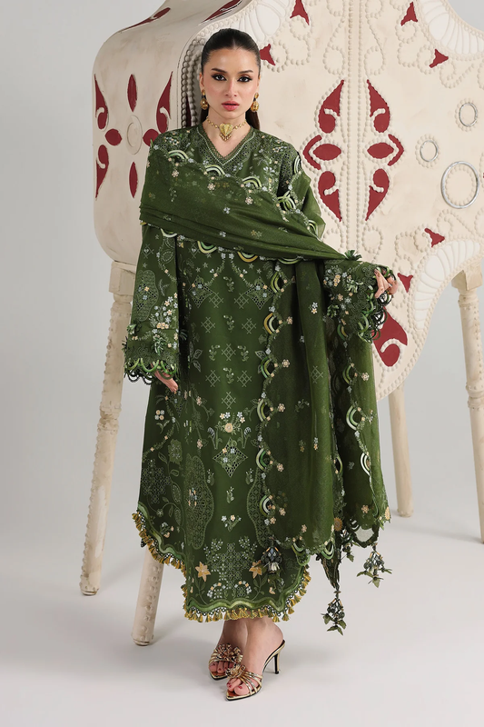 Qalamkar festive lawn 2026 | QFL-09 | VESTA