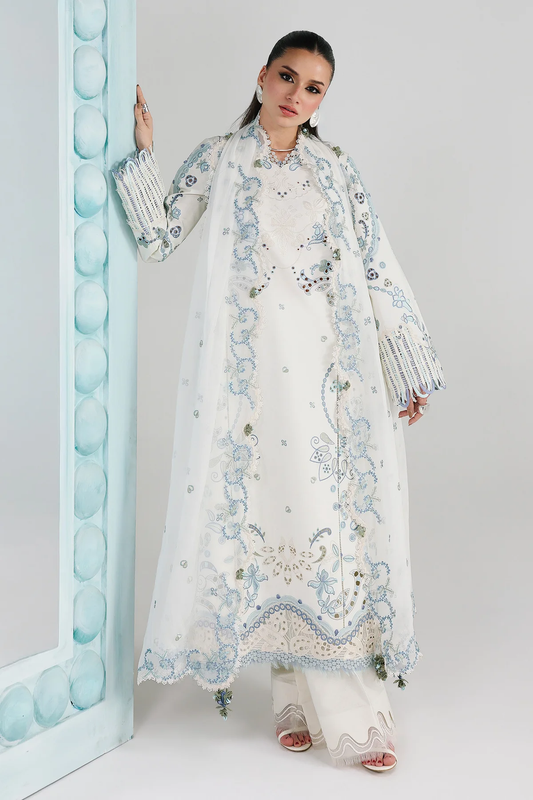 Qalamkar festive lawn 2026 | QFL-03 | IRMIN
