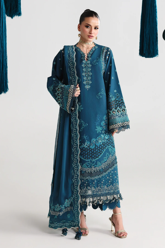 Qalamkar festive lawn 2026 | QFL-07 | KAISA