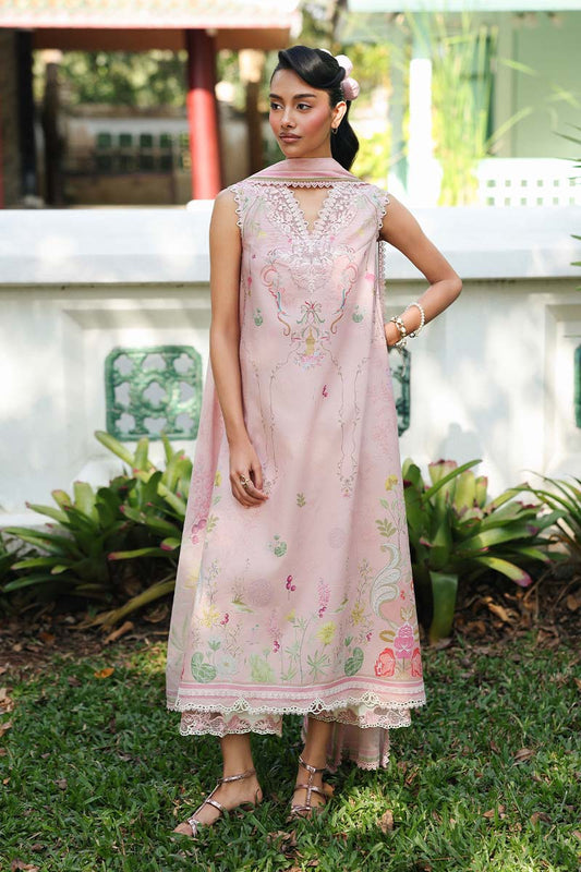 Q prints by Qalamkar Lawn 2026 | AX-01(B) | IONA