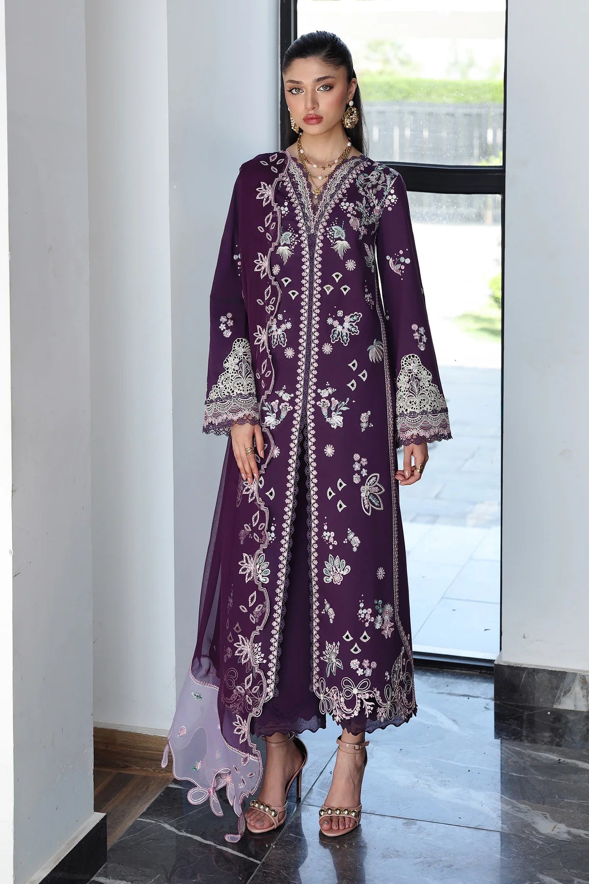 Qalamkar Qline Lawn 2026 Vol-02 | QKL-14 | SUHRA