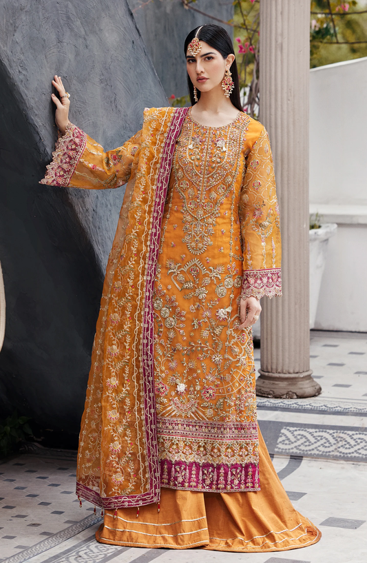 Emaan Adeel Nawabzadi Embroidered | RUHAB