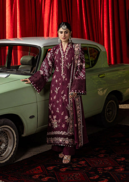 Kahf Karandi With Embroidered Chifoon 2025 | KKH-06A | UMBALITE