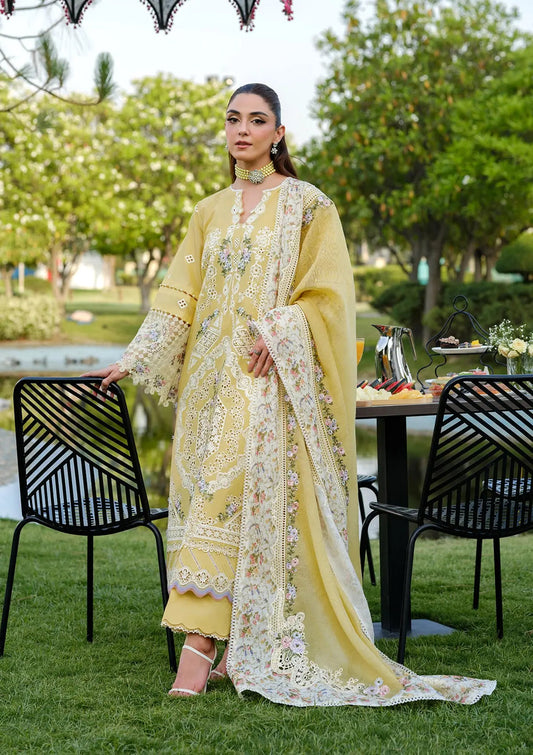 Elaf Luxury Lawn 2025 Vol-02 | ELH-4A | DANDELION
