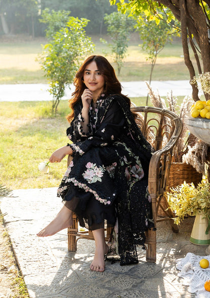 Elafpremium Luxury Lawn 2026 | MIDNIGHT BLOSSOM | ELY-2B