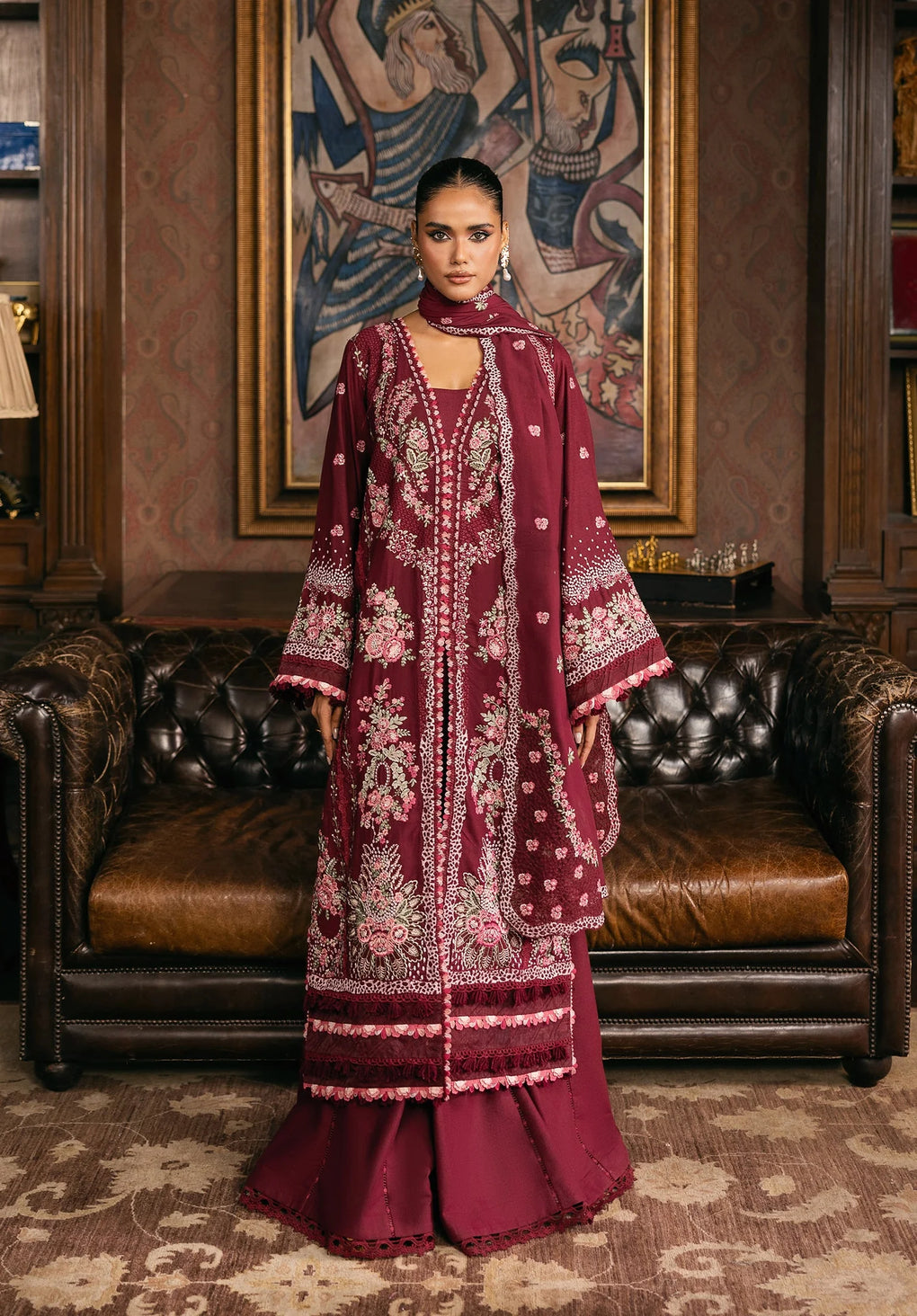 Elaf Luxury Winter 2025 | EWK-04B | CRIMSONELLE