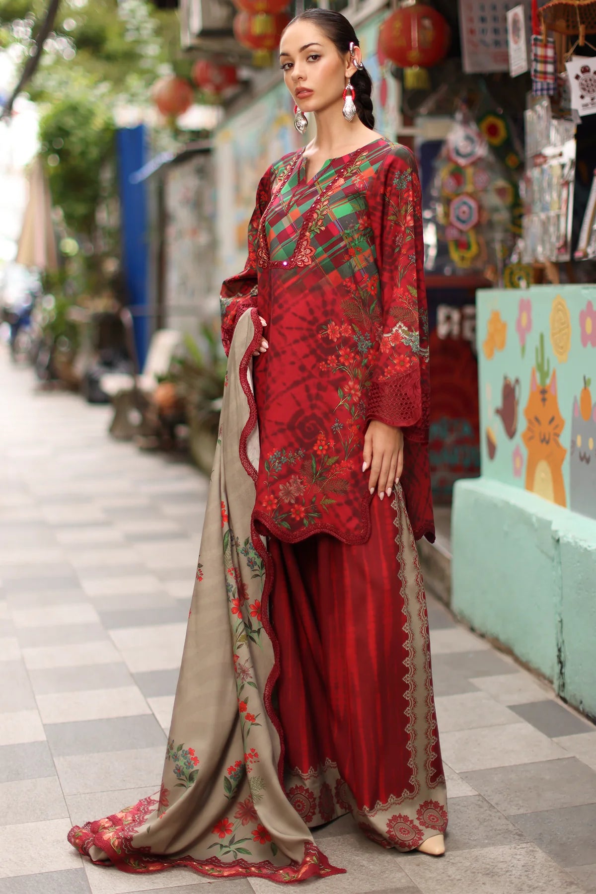 Charizma Combination Unstitched Embroidered Linen Collection Vol 2 2026 | CCW7 - 12