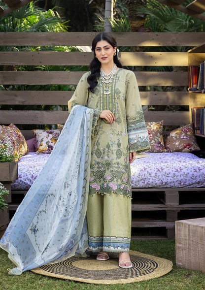 Elaf Chikankari Prints Lawn 2026 | ERC-8B | MENAH