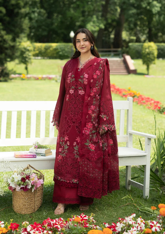 Elaf Premium Luxury Lawn 2026 Vol-02 | ELQ-4A | FALLING PETALS