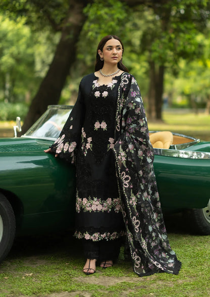 Elaf Premium Luxury Lawn 2026 Vol-02 | ELQ-5B | BLACK MASCARA